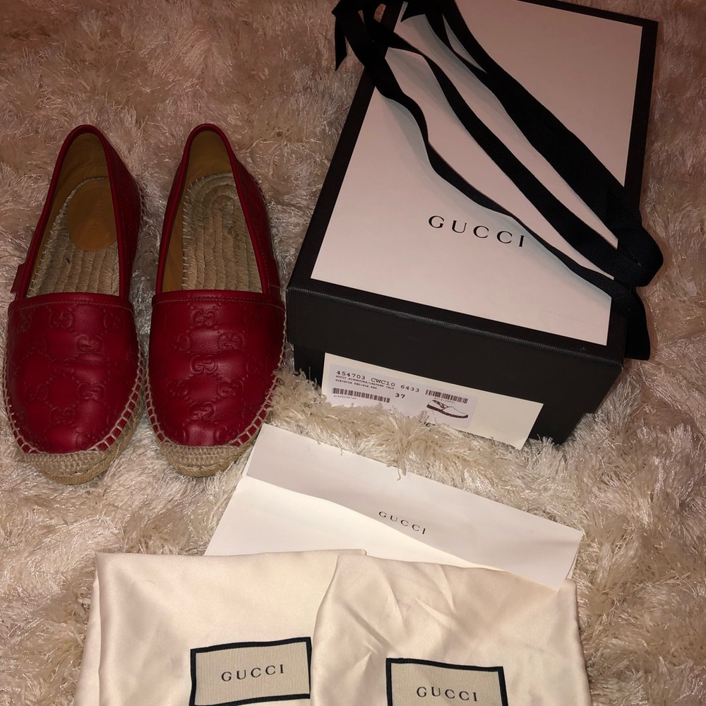 Gucci Espadrilles 37 Red